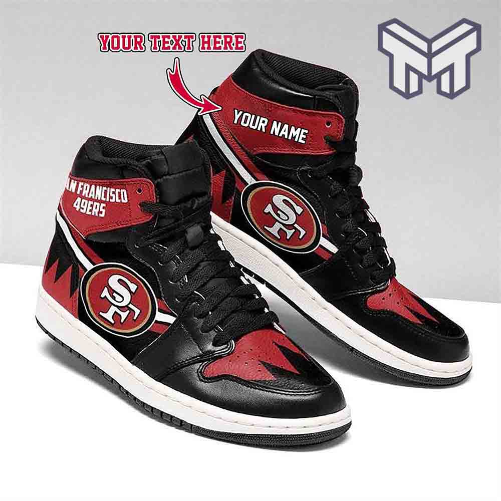 JWFancy San Francisco 49ers AJ1 High Sneakers Shoes For Men And Women