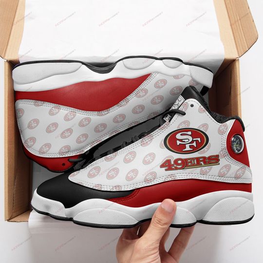 JWFancy San Francisco 49ers AJ13 Sneakers Shoes For Men And Women