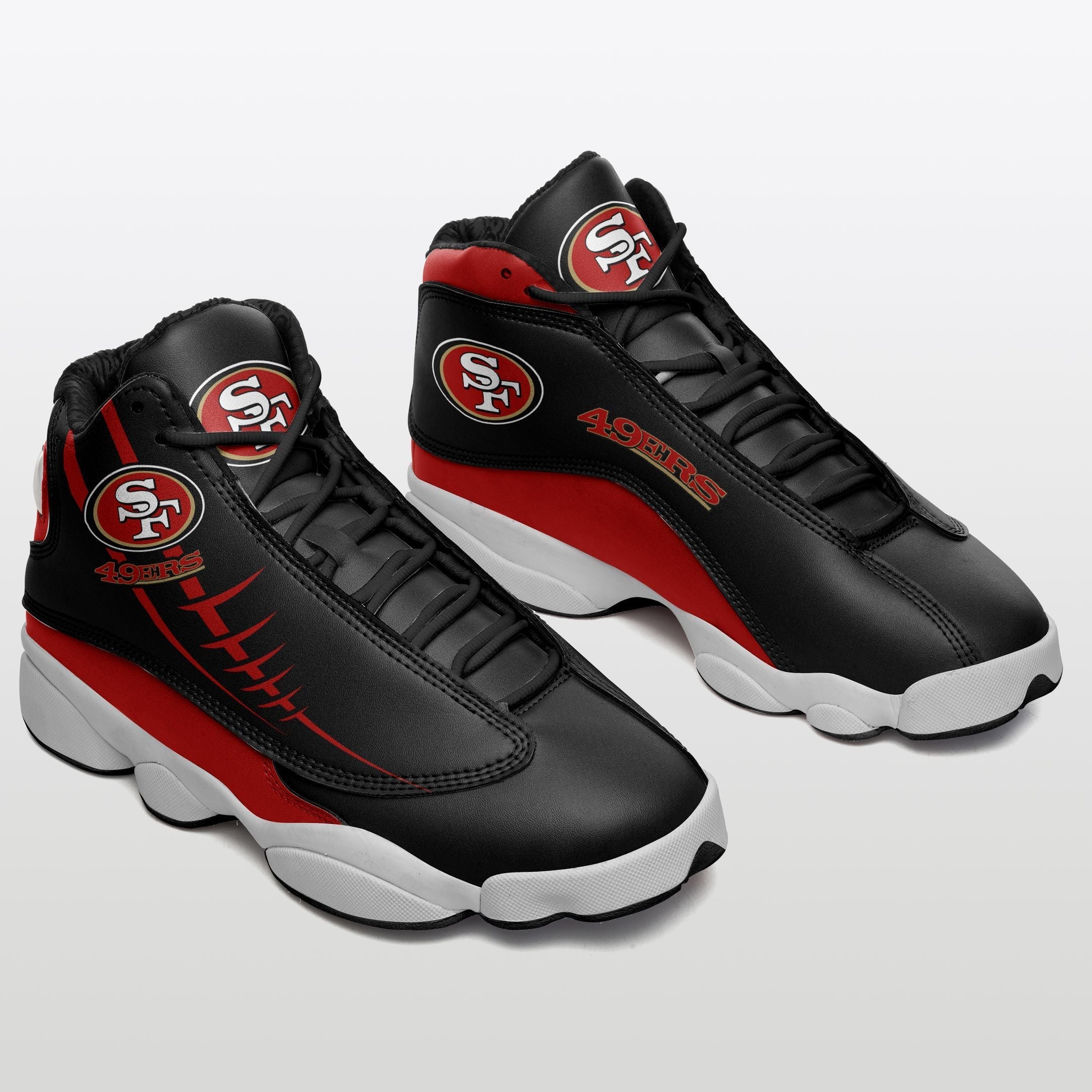 JWFancy San Francisco 49ers AJ13 Sneakers Shoes For Men And Women