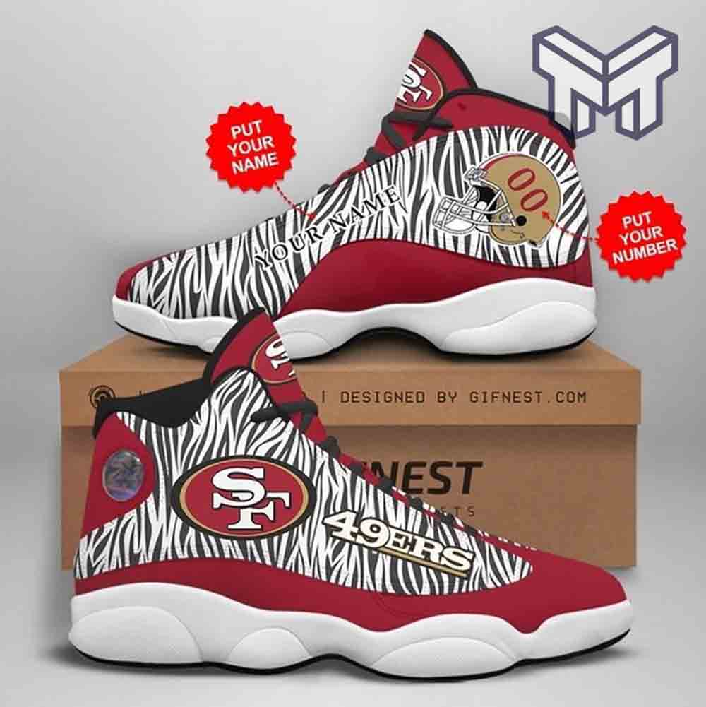JWFancy San Francisco 49ers AJ13 Sneakers Shoes For Men And Women