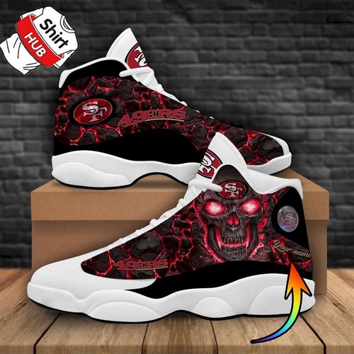 JWFancy San Francisco 49ers AJ13 Sneakers Shoes For Men And Women