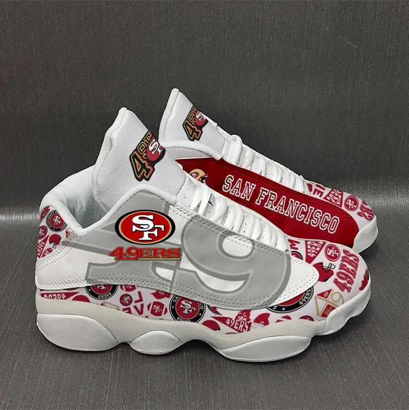 JWFancy San Francisco 49ers AJ13 Sneakers Shoes For Men And Women