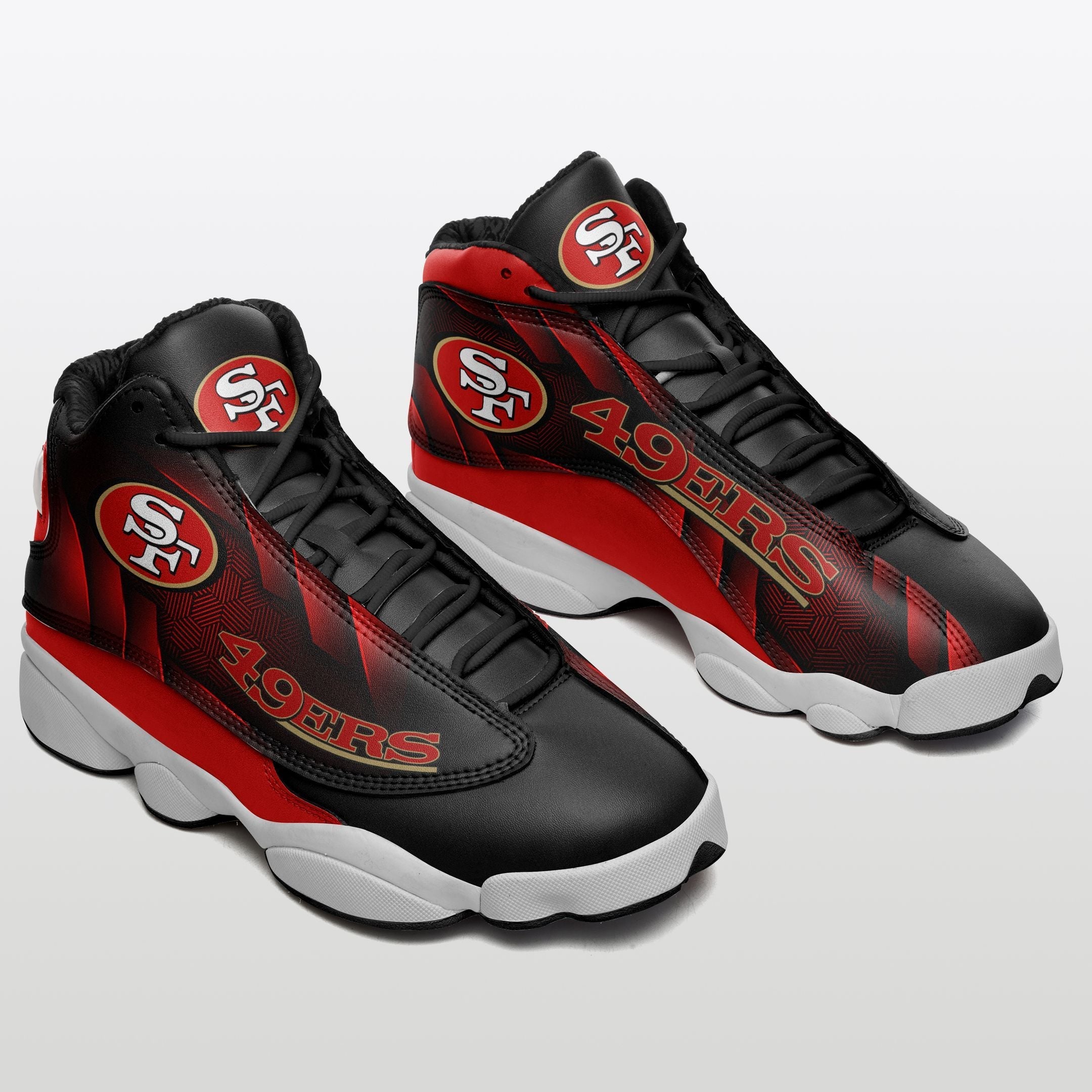JWFancy San Francisco 49ers AJ13 Sneakers Shoes For Men And Women