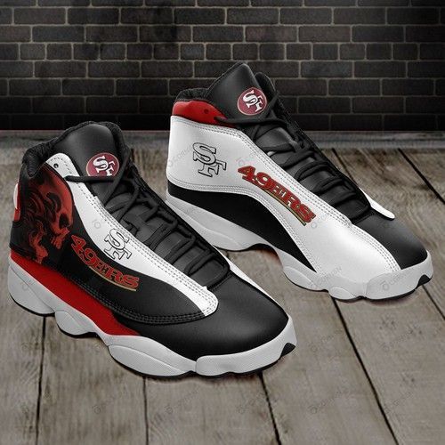JWFancy San Francisco 49ers AJ13 Sneakers Shoes For Men And Women