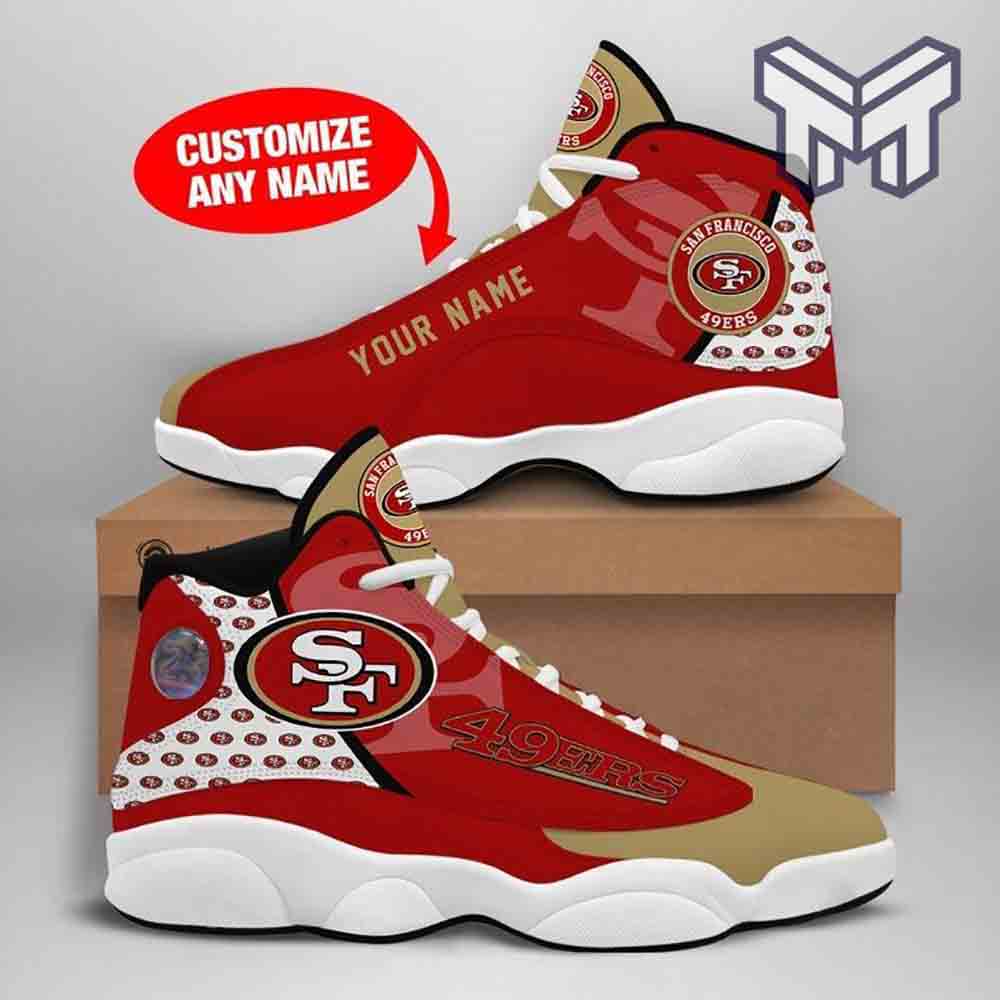 JWFancy San Francisco 49ers AJ13 Sneakers Shoes For Men And Women