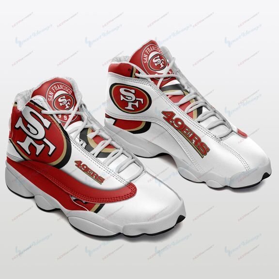 JWFancy San Francisco 49ers AJ13 Sneakers Shoes For Men And Women