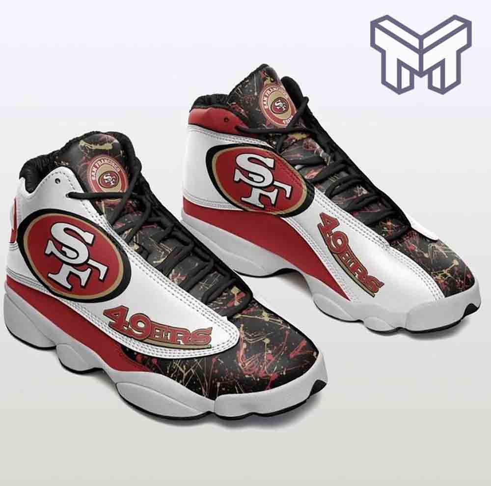 JWFancy San Francisco 49ers AJ13 Sneakers Shoes For Men And Women