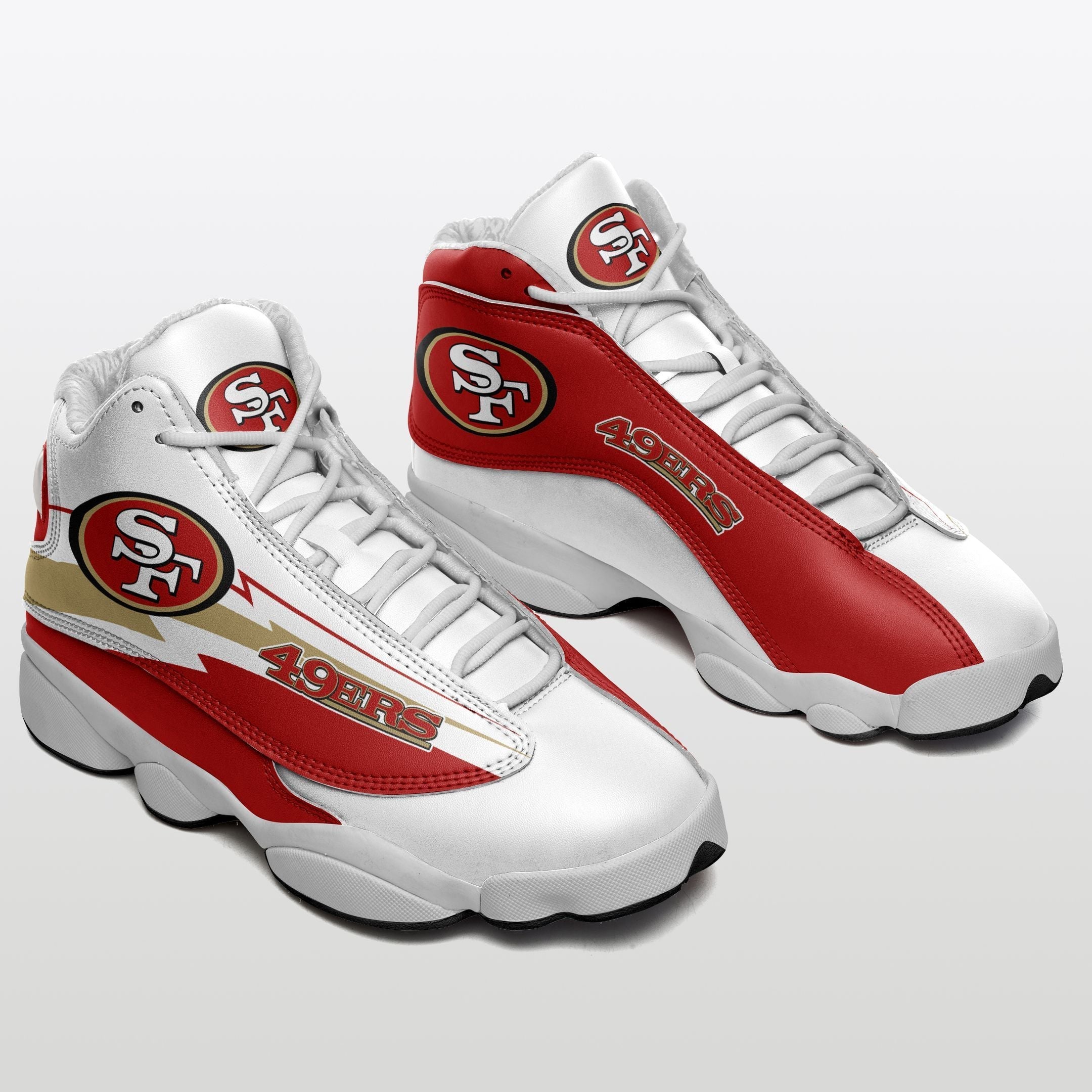 JWFancy San Francisco 49ers AJ13 Sneakers Shoes For Men And Women