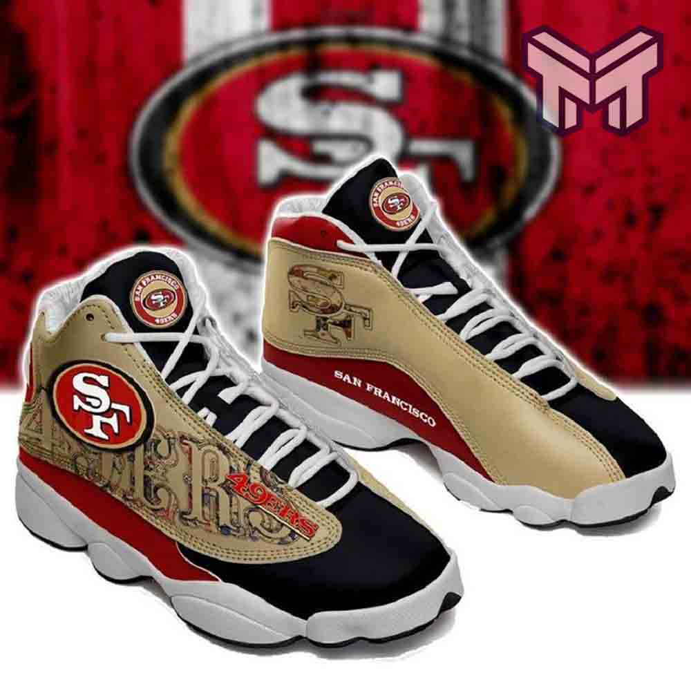 JWFancy San Francisco 49ers AJ13 Sneakers Shoes For Men And Women
