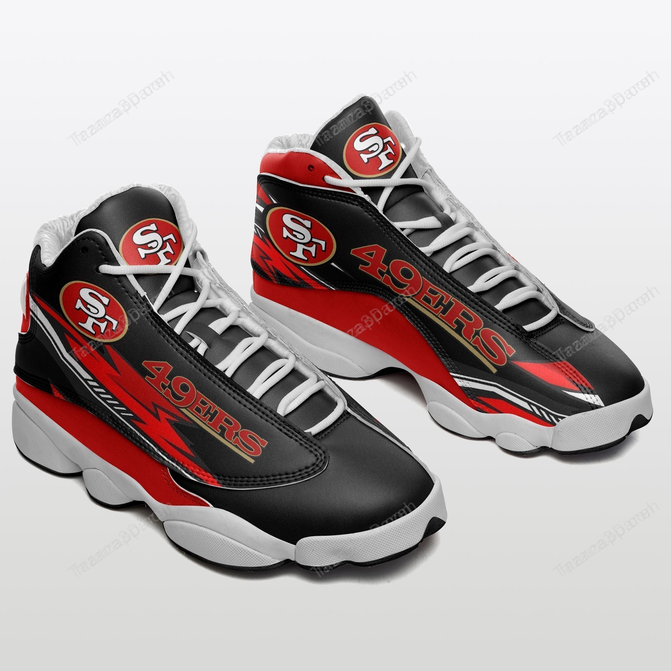 JWFancy San Francisco 49ers AJ13 Sneakers Shoes For Men And Women