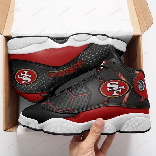 JWFancy San Francisco 49ers AJ13 Sneakers Shoes For Men And Women