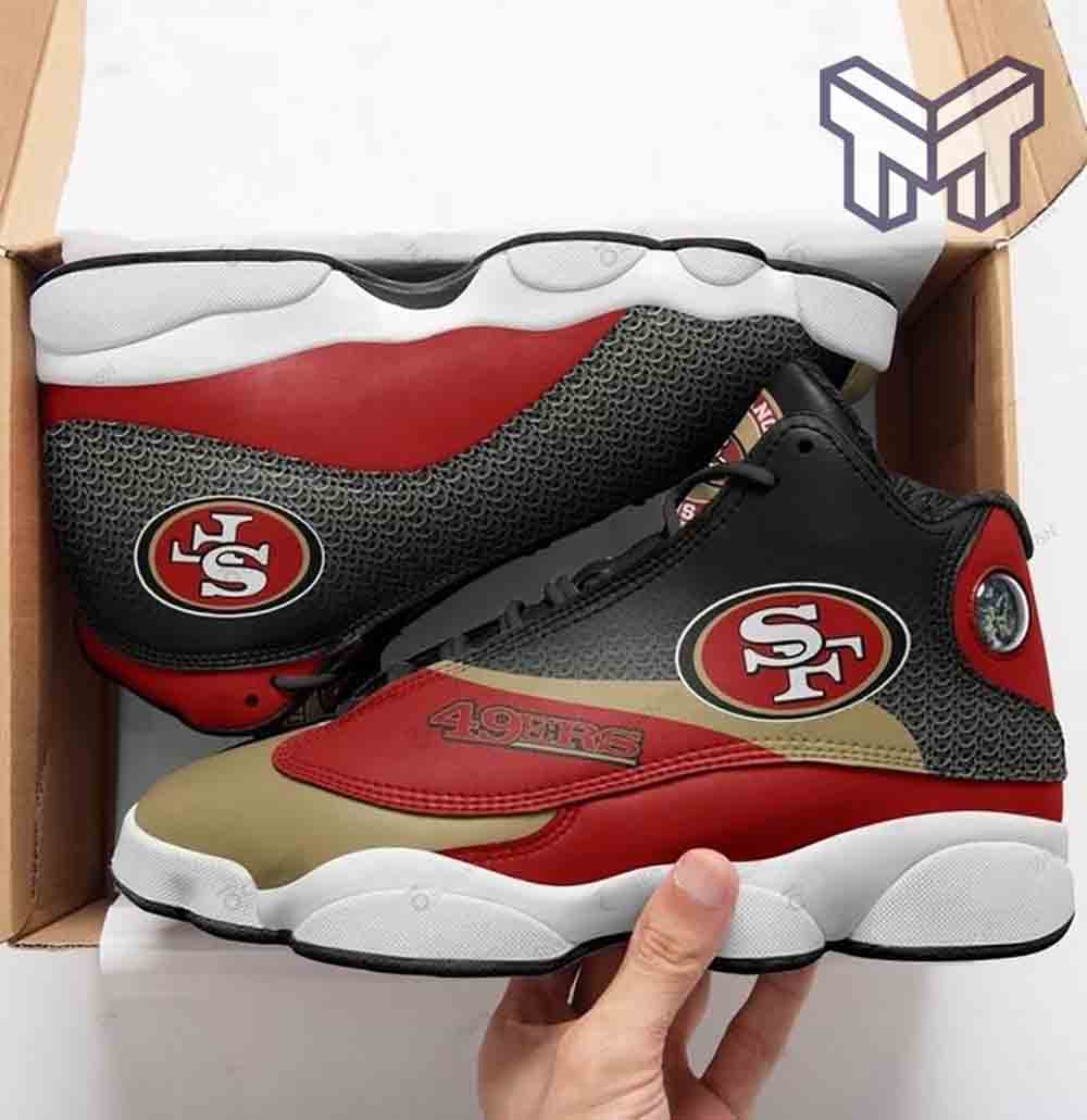 JWFancy San Francisco 49ers AJ13 Sneakers Shoes For Men And Women