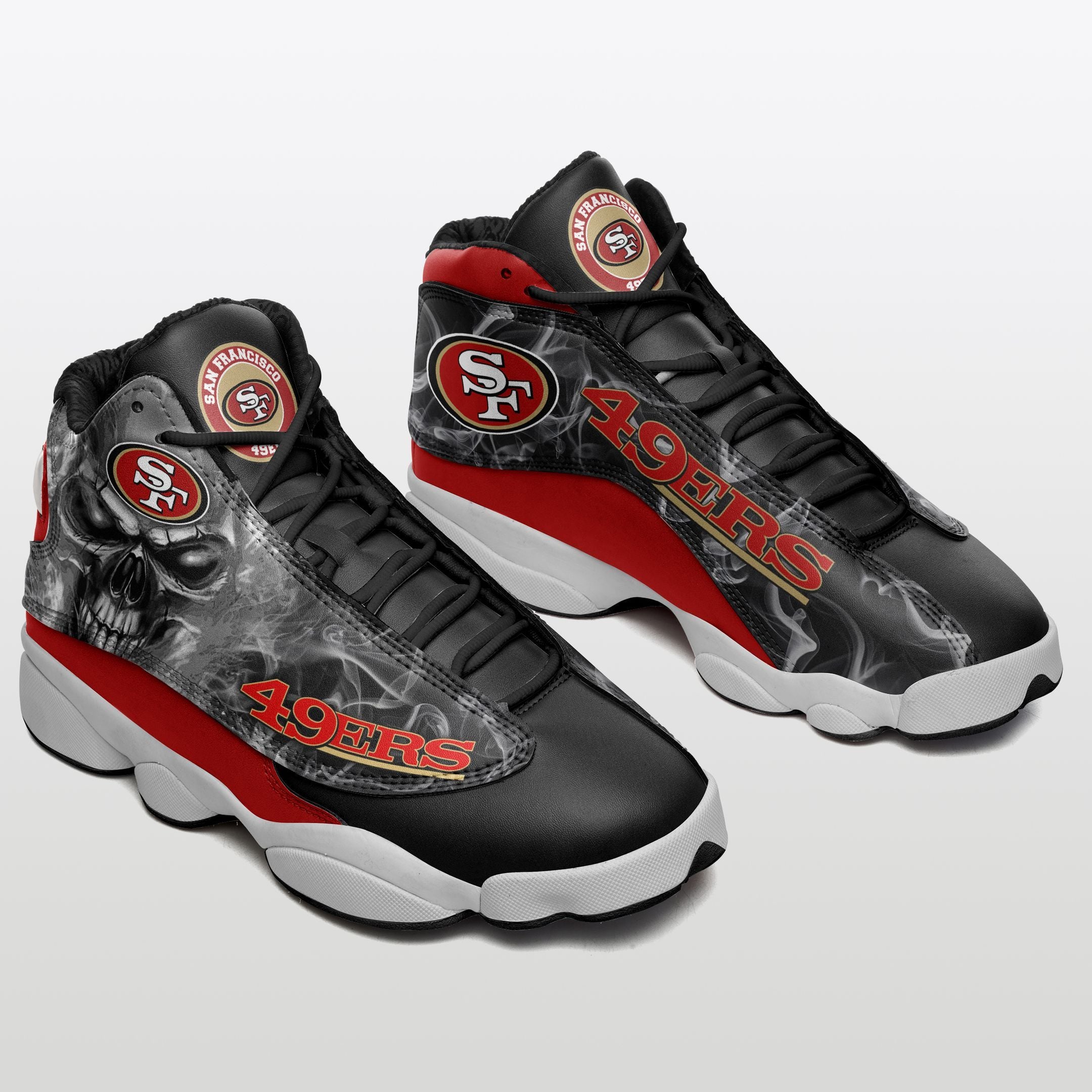 JWFancy San Francisco 49ers AJ13 Sneakers Shoes For Men And Women