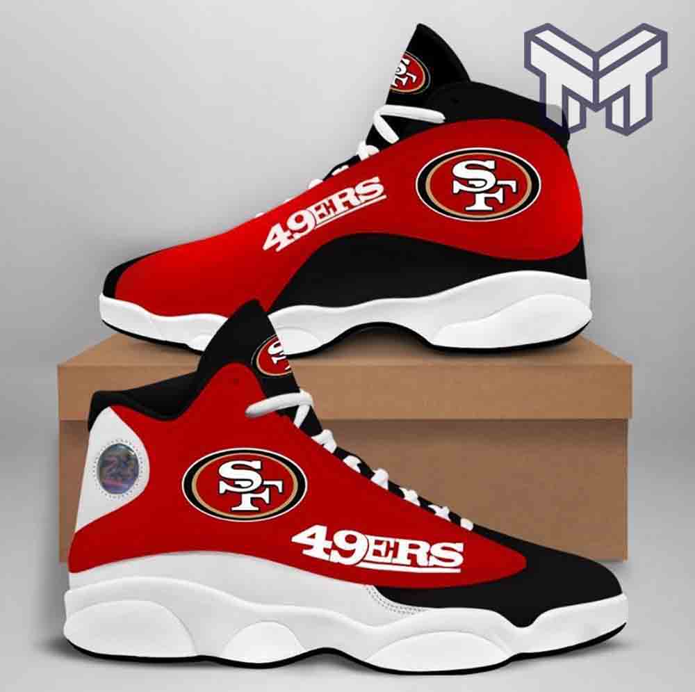 JWFancy San Francisco 49ers AJ13 Sneakers Shoes For Men And Women