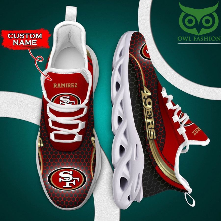 JWFancy San Francisco 49ers Max Soul Shoes Sneakers For Men And Women