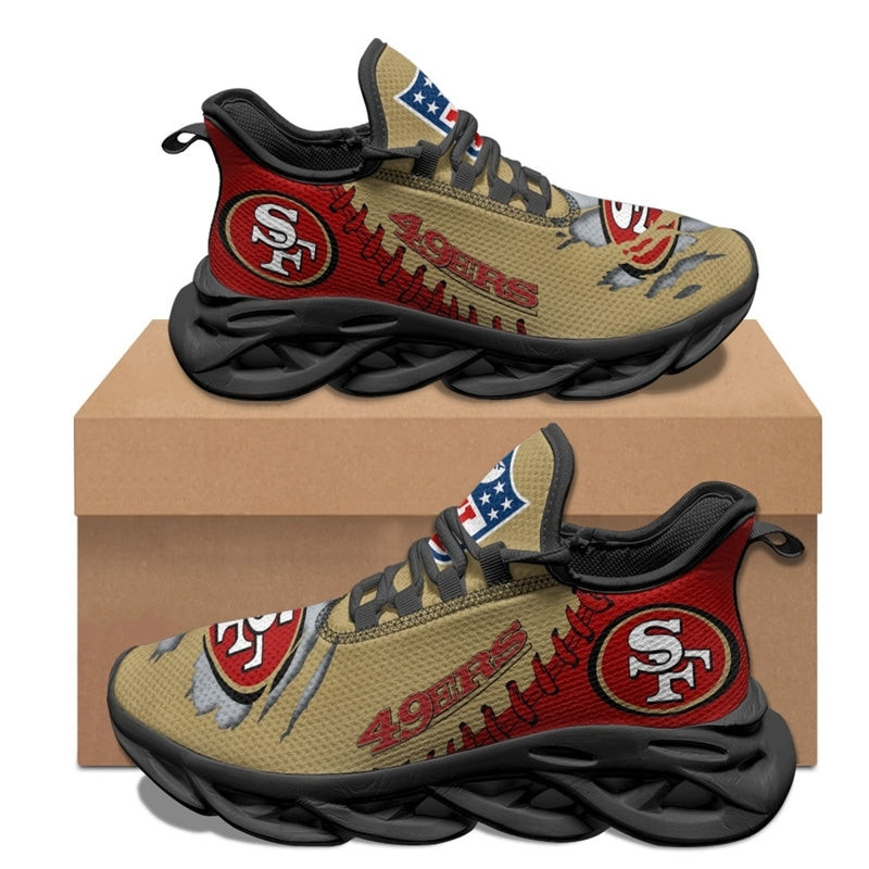 JWFancy San Francisco 49ers Max Soul Shoes Sneakers For Men And Women