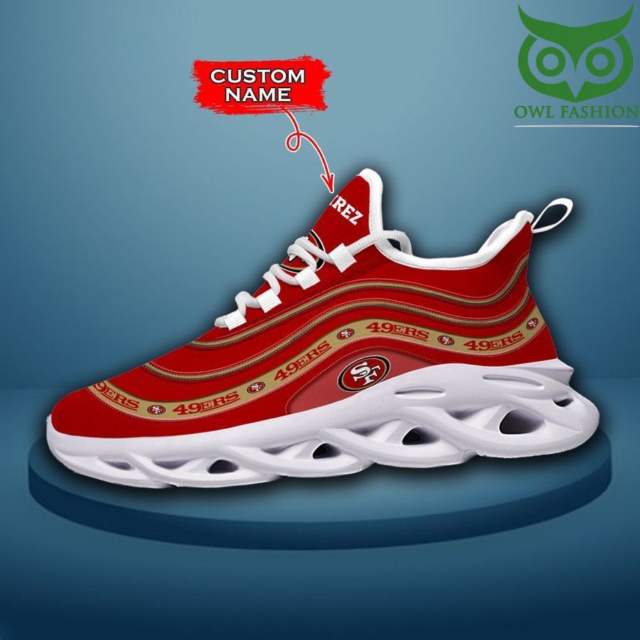 JWFancy San Francisco 49ers Max Soul Shoes Sneakers For Men And Women