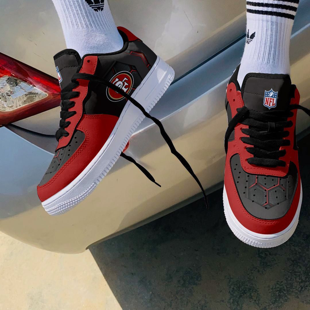JWFancy San Francisco 49ers NFL Air Low-Top Sneakers Shoes For Men And Women
