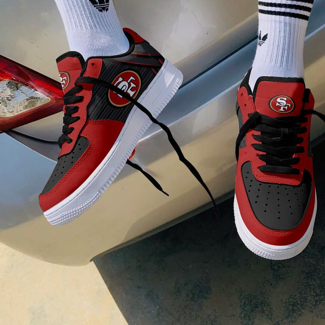 JWFancy San Francisco 49ers NFL Air Low-Top Sneakers Shoes For Men And Women