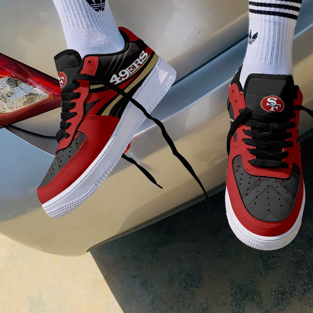JWFancy San Francisco 49ers NFL Air Low-Top Sneakers Shoes For Men And Women