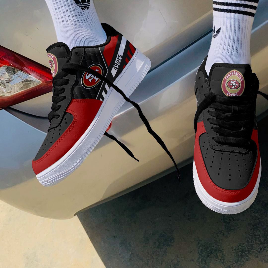 JWFancy San Francisco 49ers NFL Air Low-Top Sneakers Shoes For Men And Women