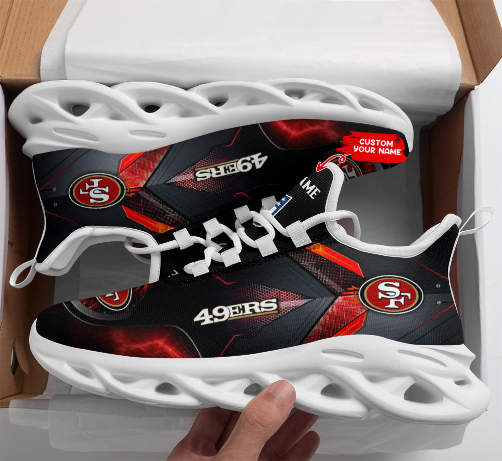 JWFancy San Francisco 49ers NFL Max Soul Shoes Sneakers For Men And Women