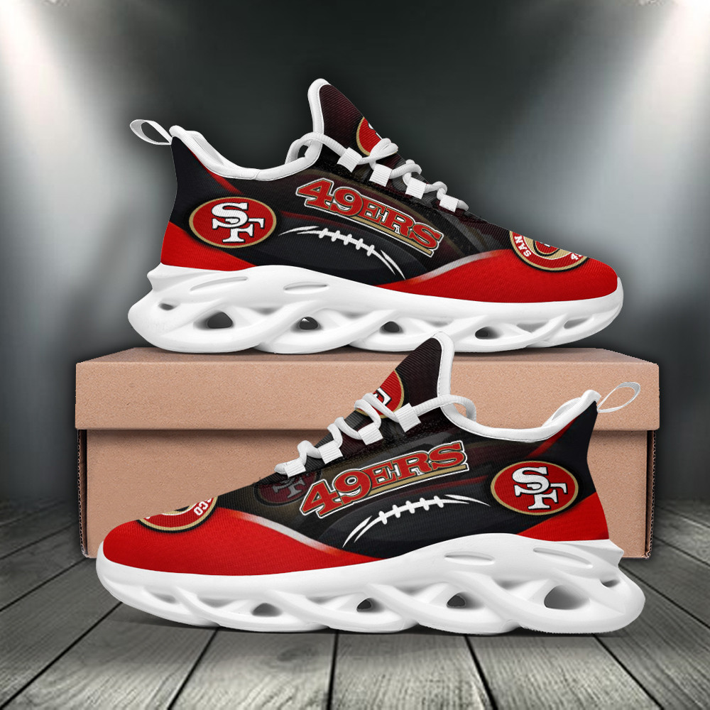 JWFancy San Francisco 49ers NFL Max Soul Shoes Sneakers For Men And Women