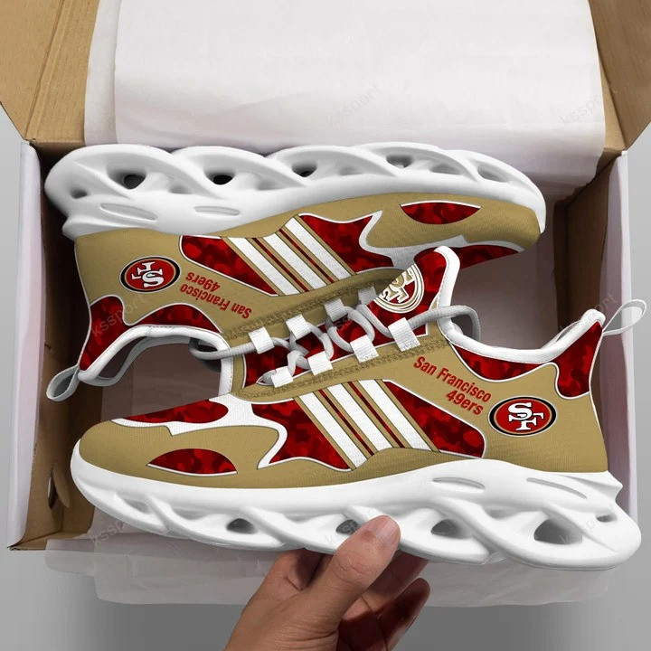 JWFancy San Francisco 49ers NFL Max Soul Shoes Sneakers For Men And Women
