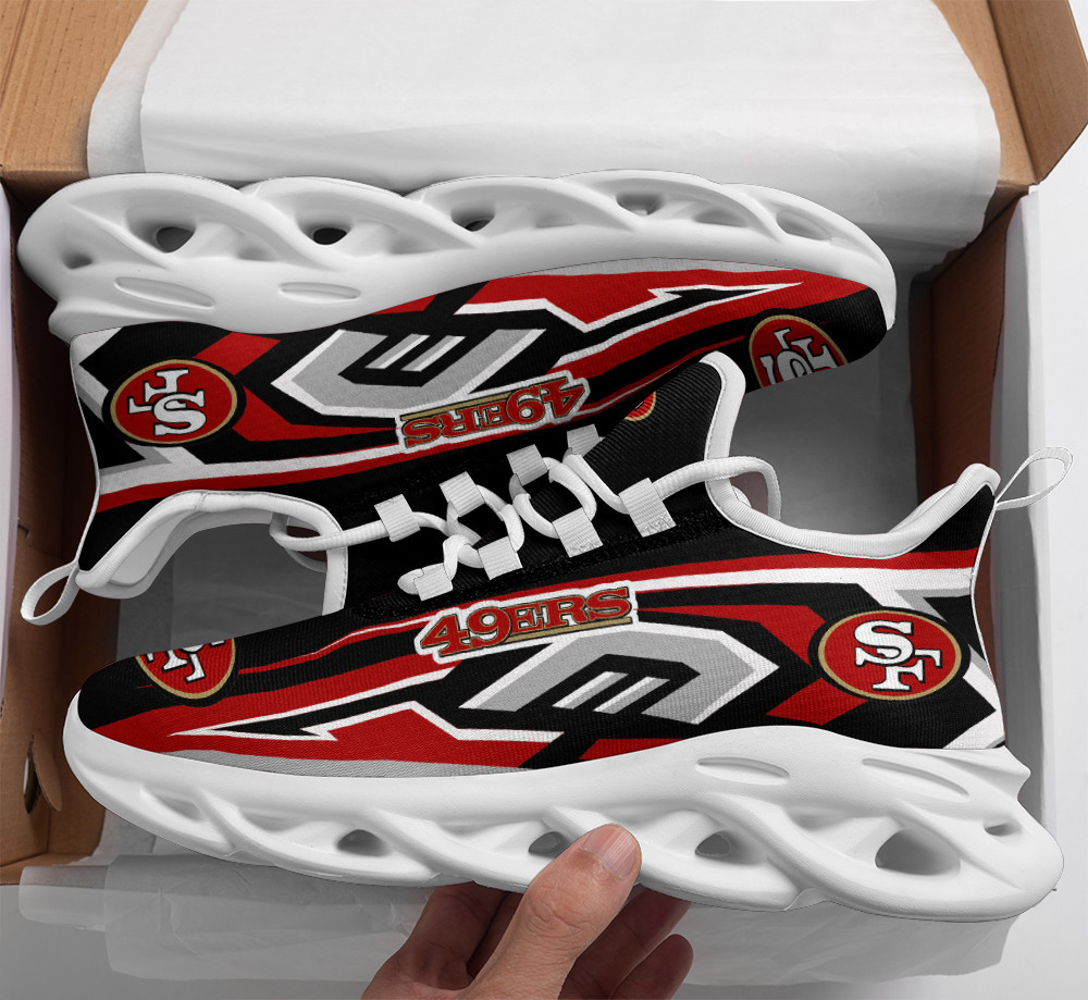 JWFancy San Francisco 49ers NFL Max Soul Shoes Sneakers For Men And Women