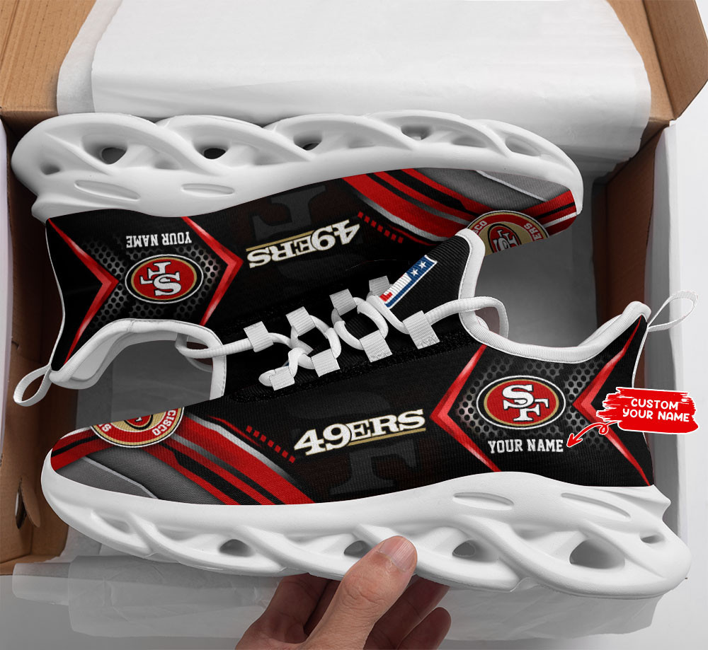 JWFancy San Francisco 49ers NFL Max Soul Shoes Sneakers For Men And Women