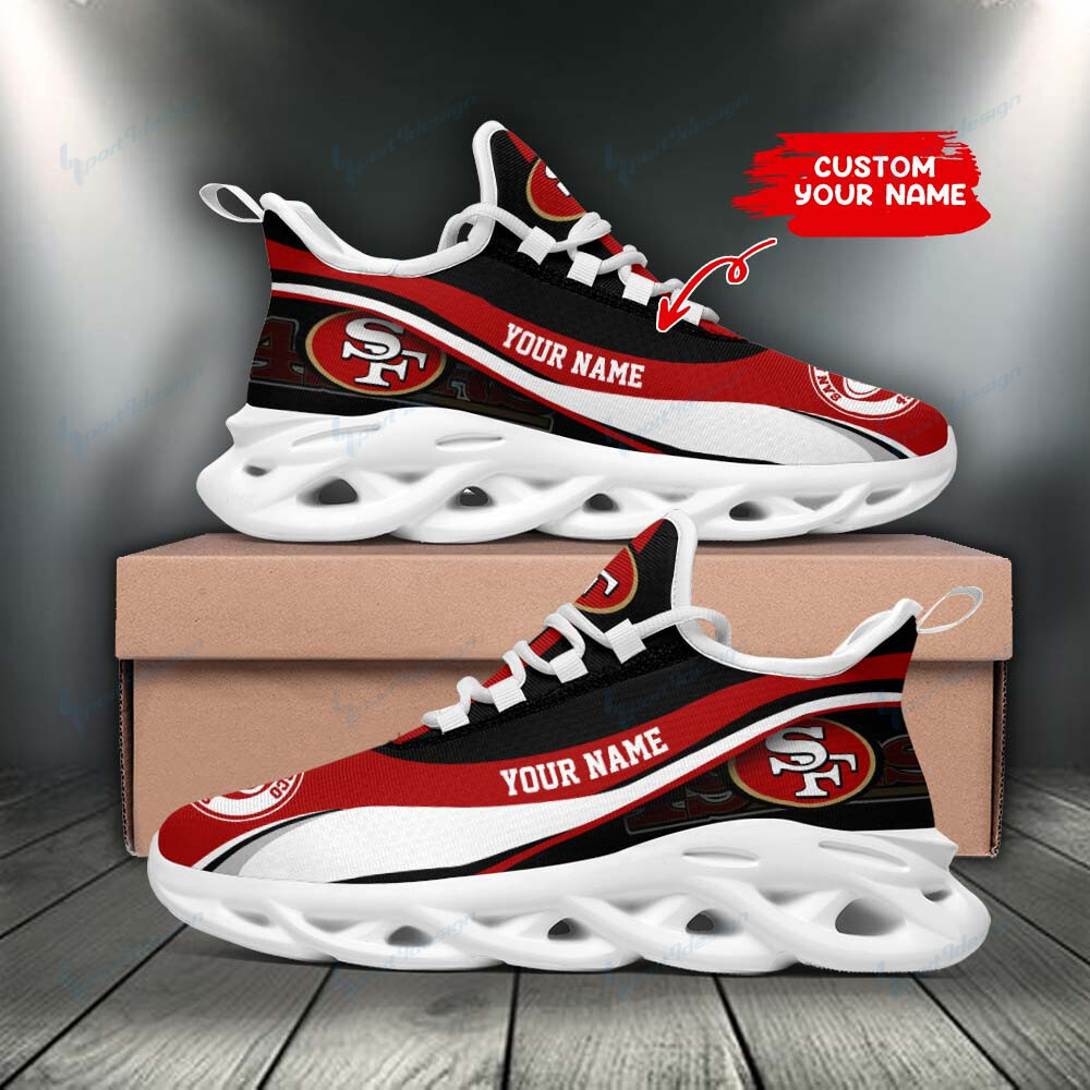 JWFancy San Francisco 49ers NFL Max Soul Shoes Sneakers For Men And Women