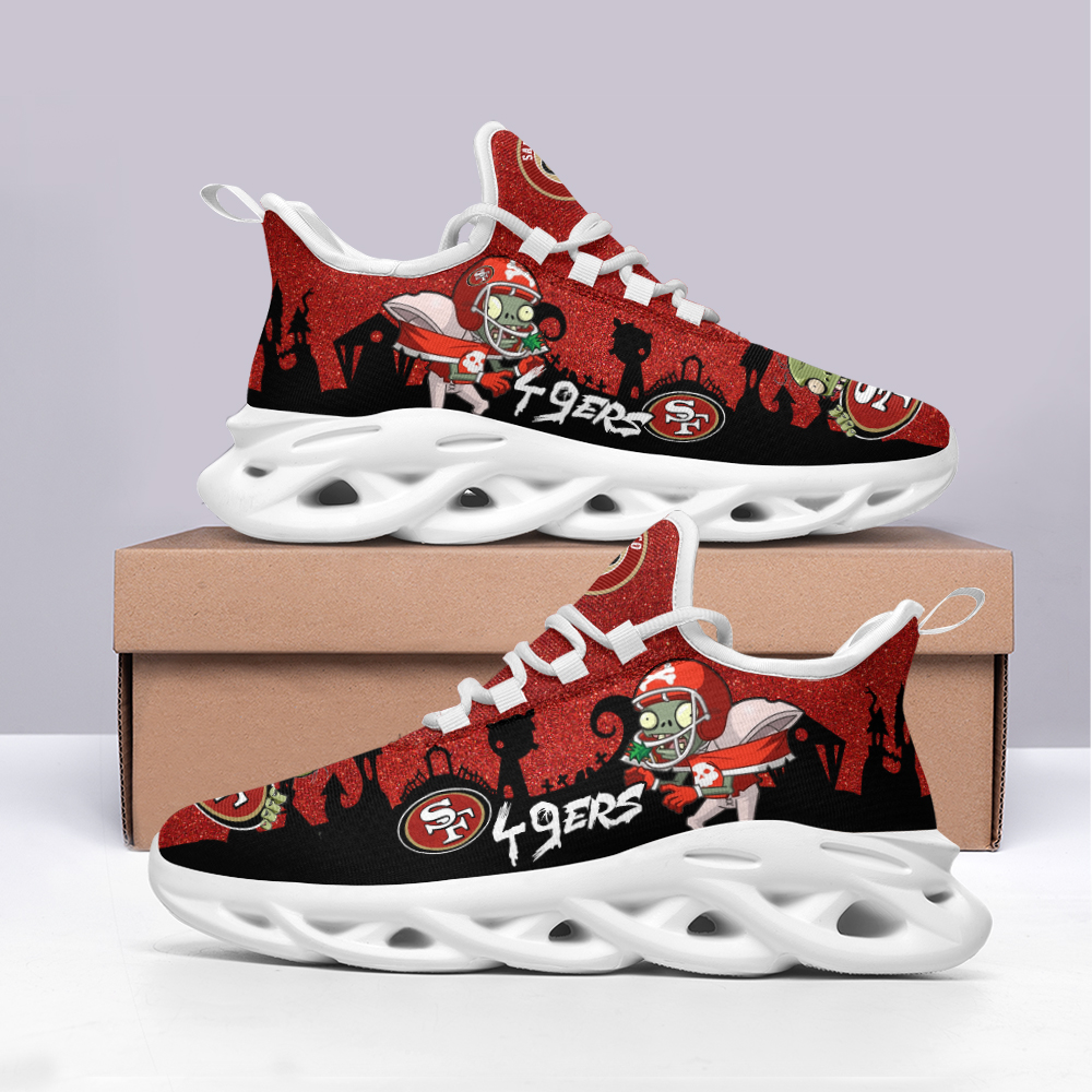 JWFancy San Francisco 49ers NFL Max Soul Shoes Sneakers For Men And Women