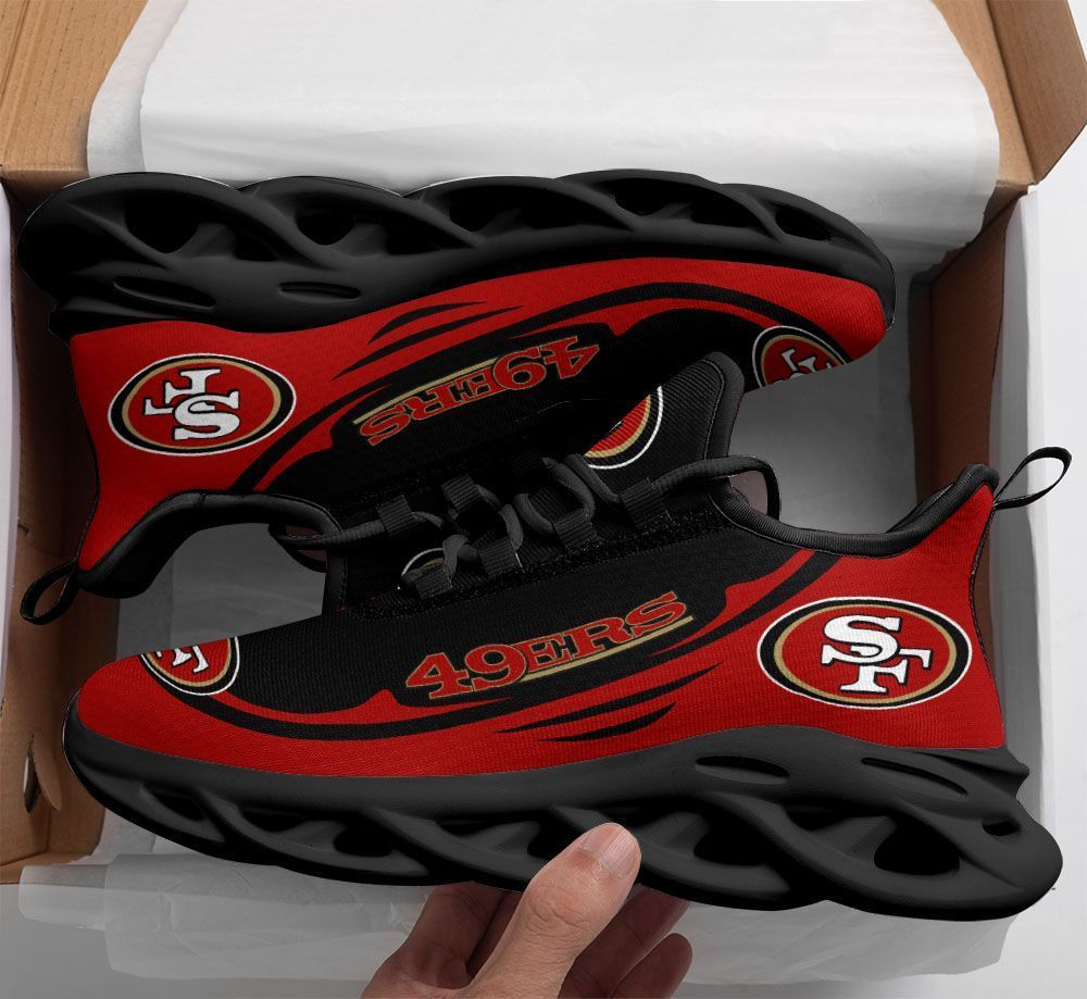 JWFancy San Francisco 49ers NFL Max Soul Shoes Sneakers For Men And Women