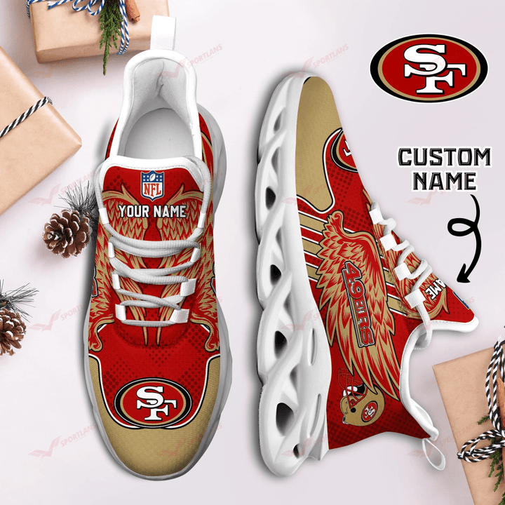 JWFancy San Francisco 49ers NFL Max Soul Shoes Sneakers For Men And Women