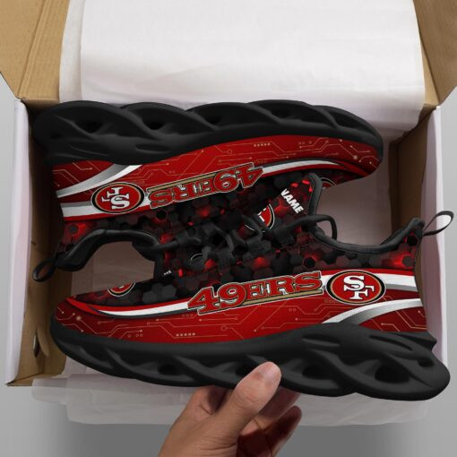 JWFancy San Francisco 49ers NFL Max Soul Shoes Sneakers For Men And Women