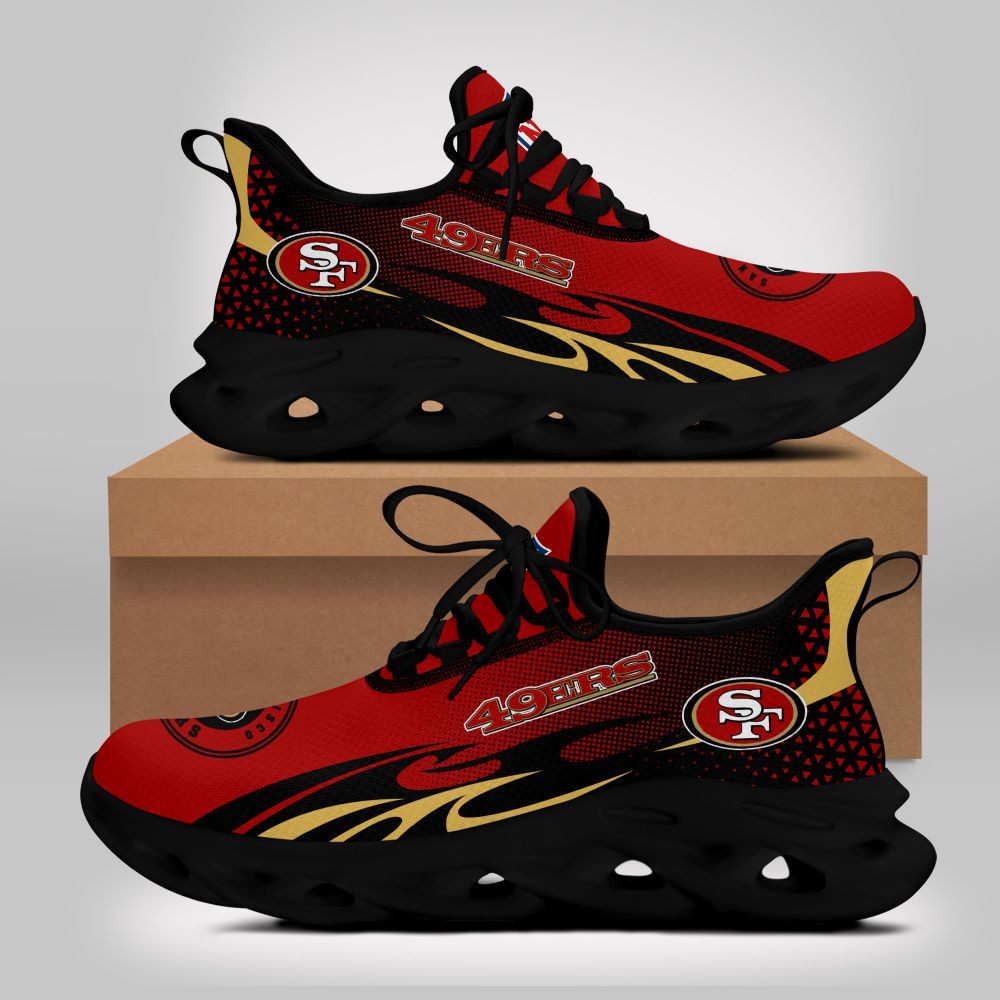 JWFancy San Francisco 49ers NFL Max Soul Shoes Sneakers For Men And Women