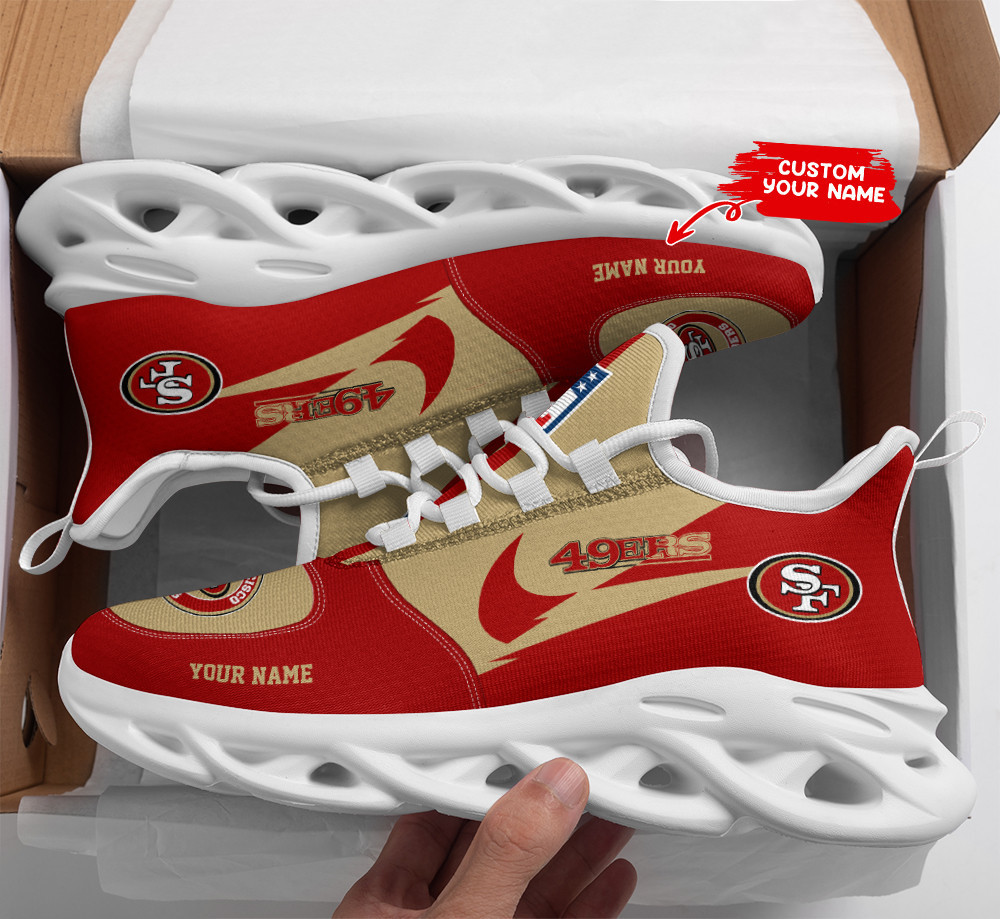 JWFancy San Francisco 49ers NFL Max Soul Shoes Sneakers For Men And Women
