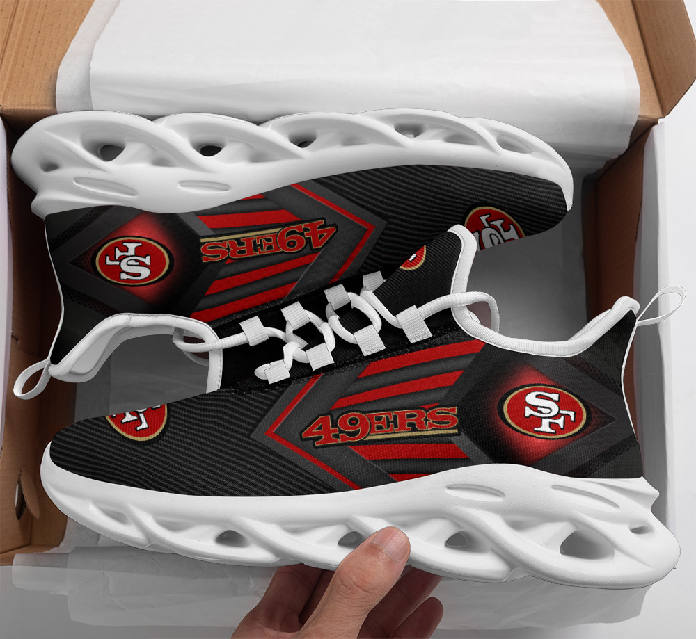 JWFancy San Francisco 49ers NFL Max Soul Shoes Sneakers For Men And Women