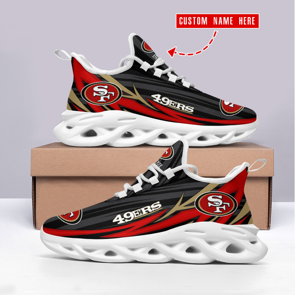 JWFancy San Francisco 49ers NFL Max Soul Shoes Sneakers For Men And Women