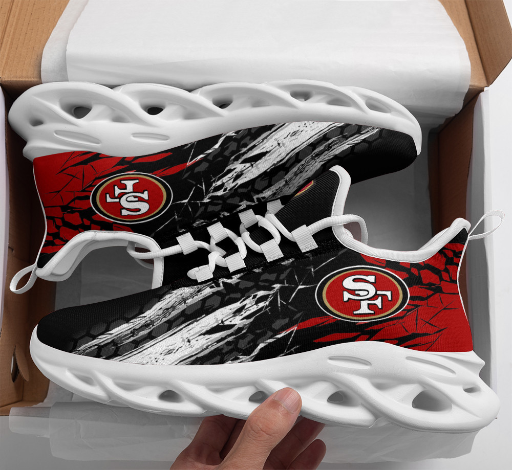JWFancy San Francisco 49ers NFL Max Soul Shoes Sneakers For Men And Women