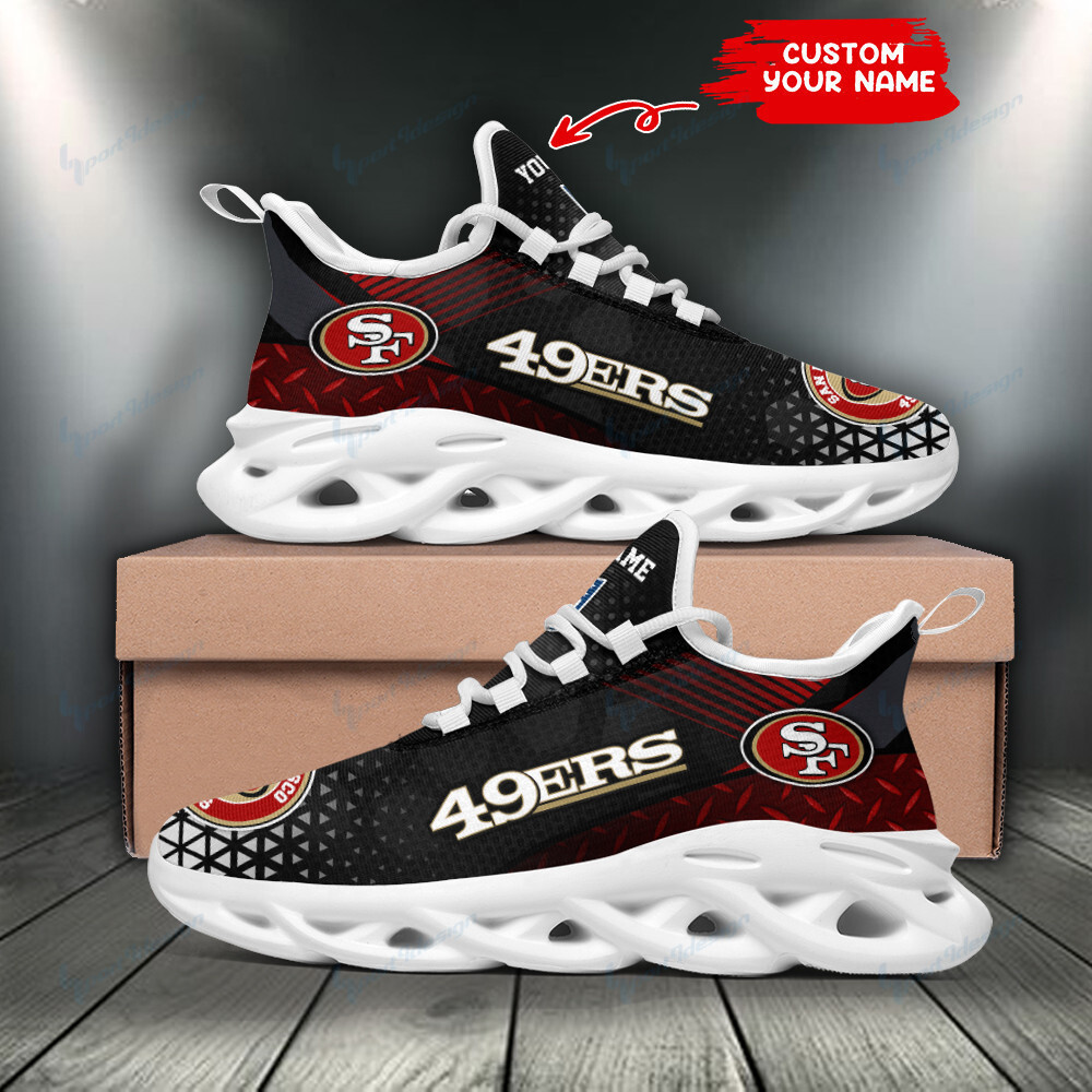 JWFancy San Francisco 49ers NFL Max Soul Shoes Sneakers For Men And Women
