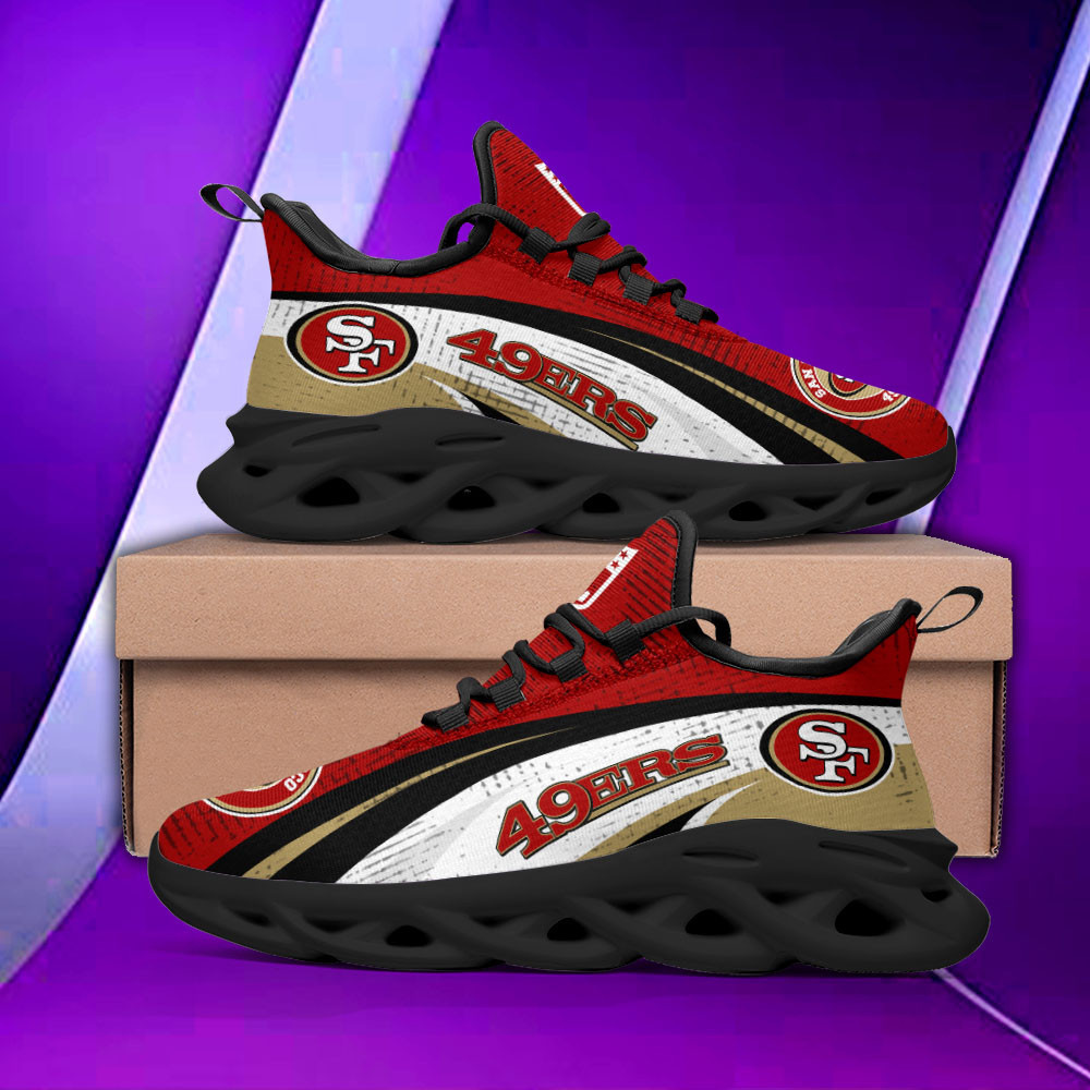 JWFancy San Francisco 49ers NFL Max Soul Shoes Sneakers For Men And Women