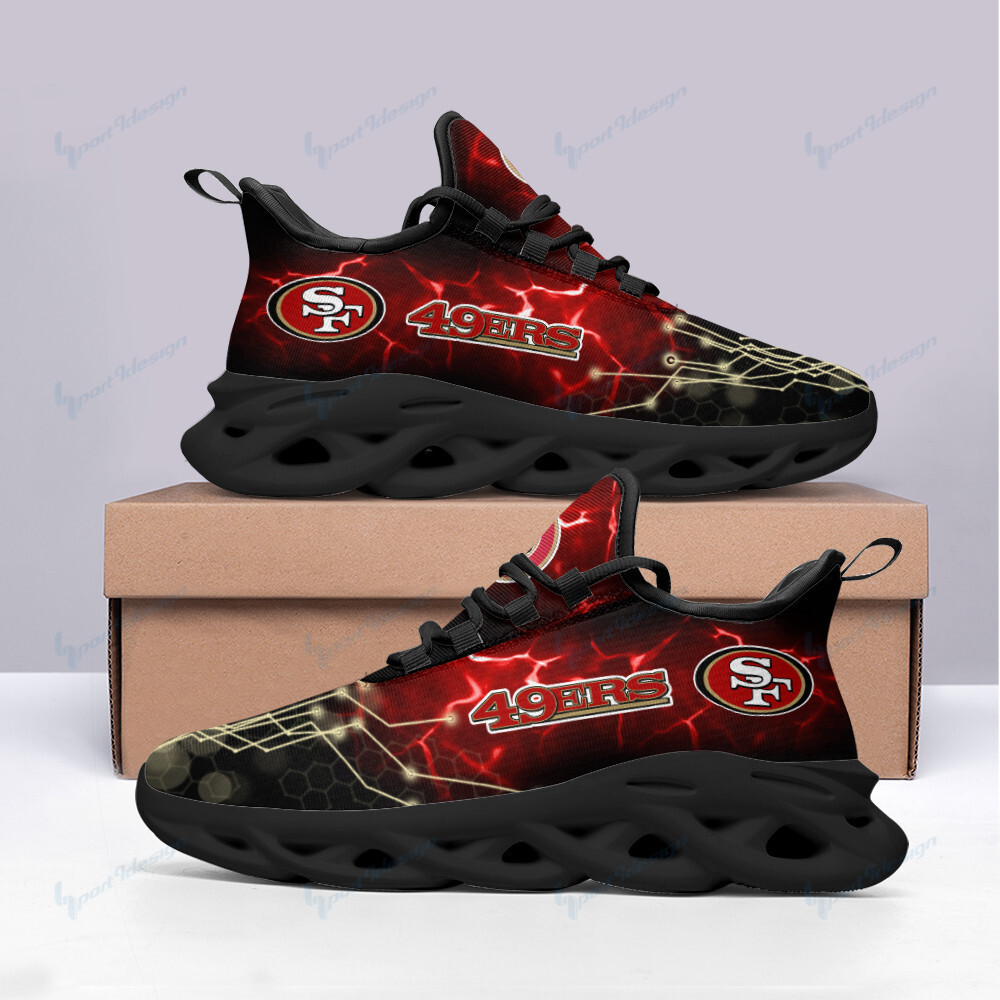 JWFancy San Francisco 49ers NFL Max Soul Shoes Sneakers For Men And Women