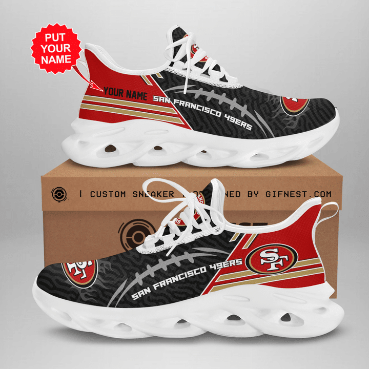 JWFancy San Francisco 49ers NFL Max Soul Shoes Sneakers For Men And Women