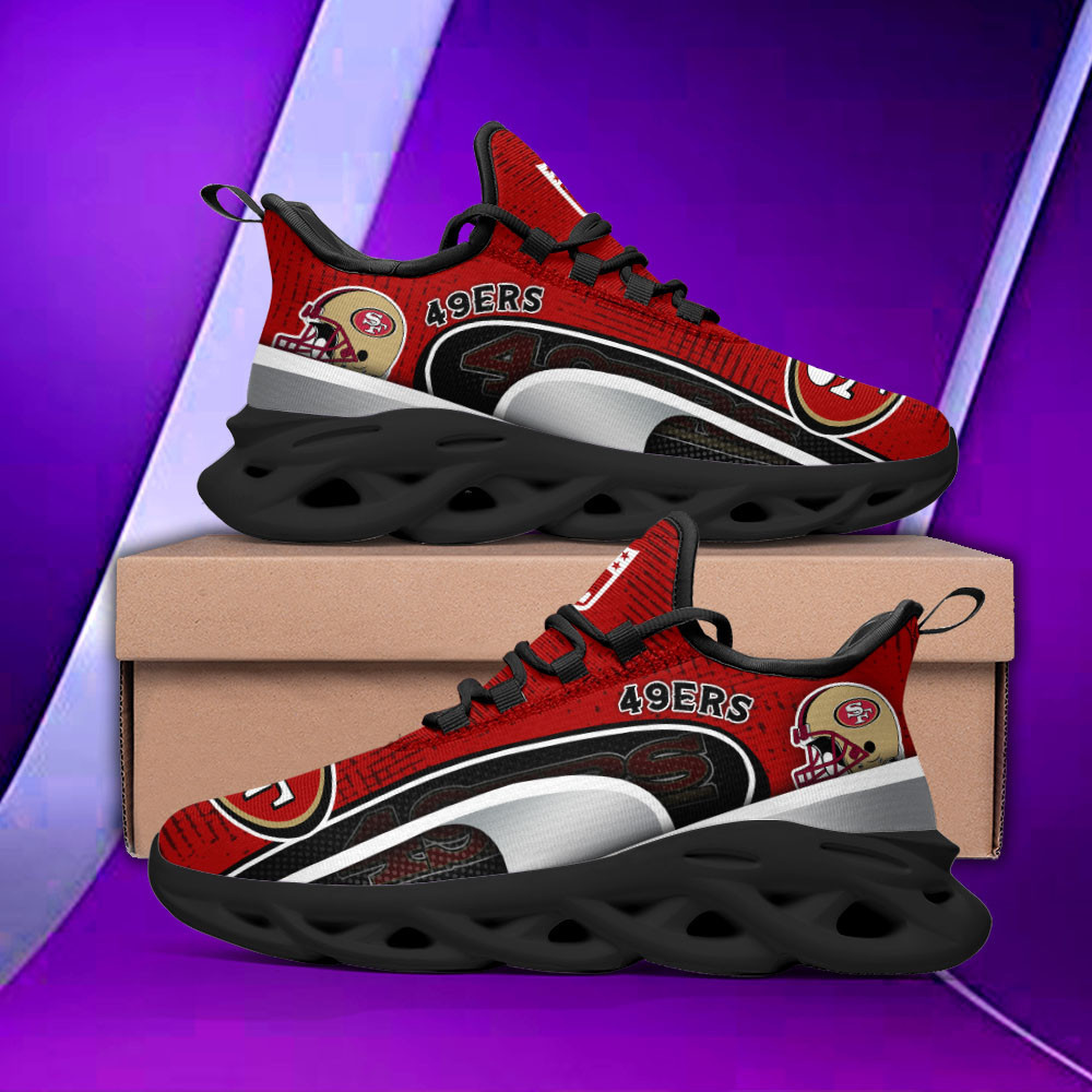 JWFancy San Francisco 49ers NFL Max Soul Shoes Sneakers For Men And Women