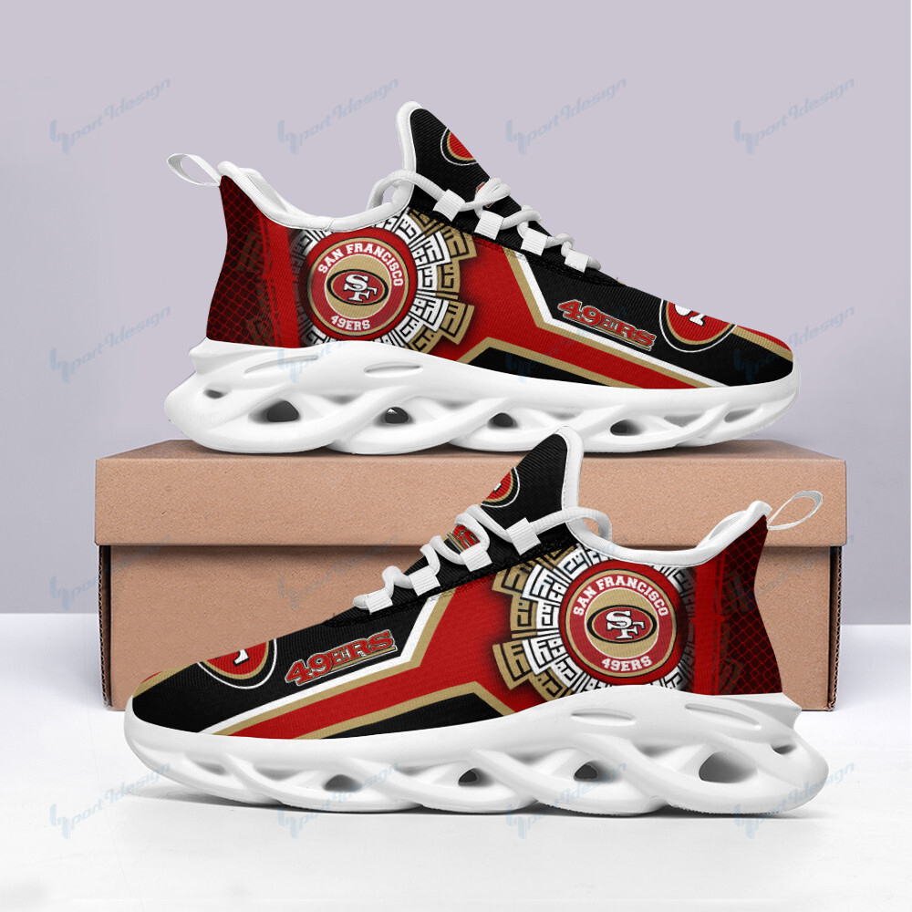 JWFancy San Francisco 49ers NFL Max Soul Shoes Sneakers For Men And Women