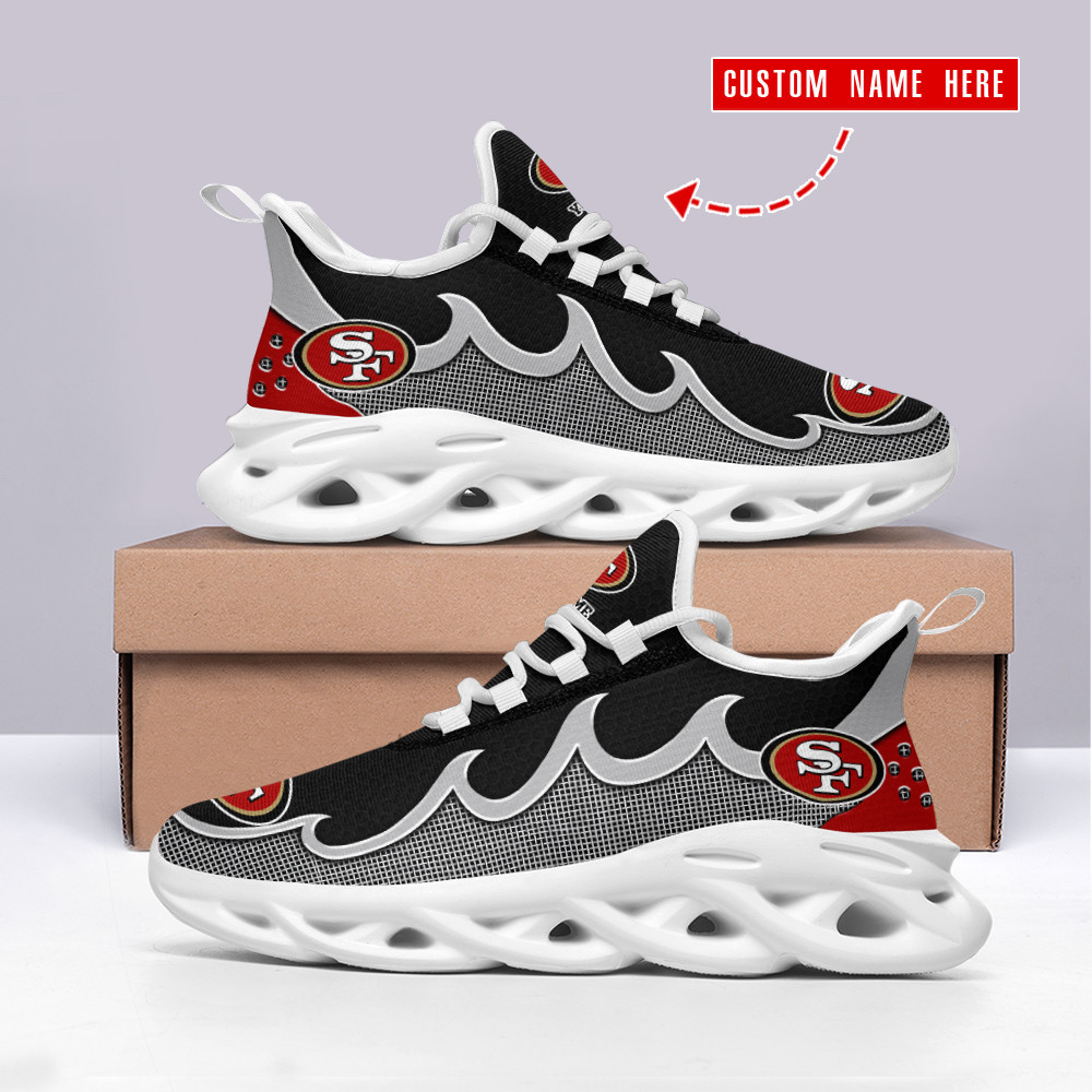 JWFancy San Francisco 49ers NFL Max Soul Shoes Sneakers For Men And Women