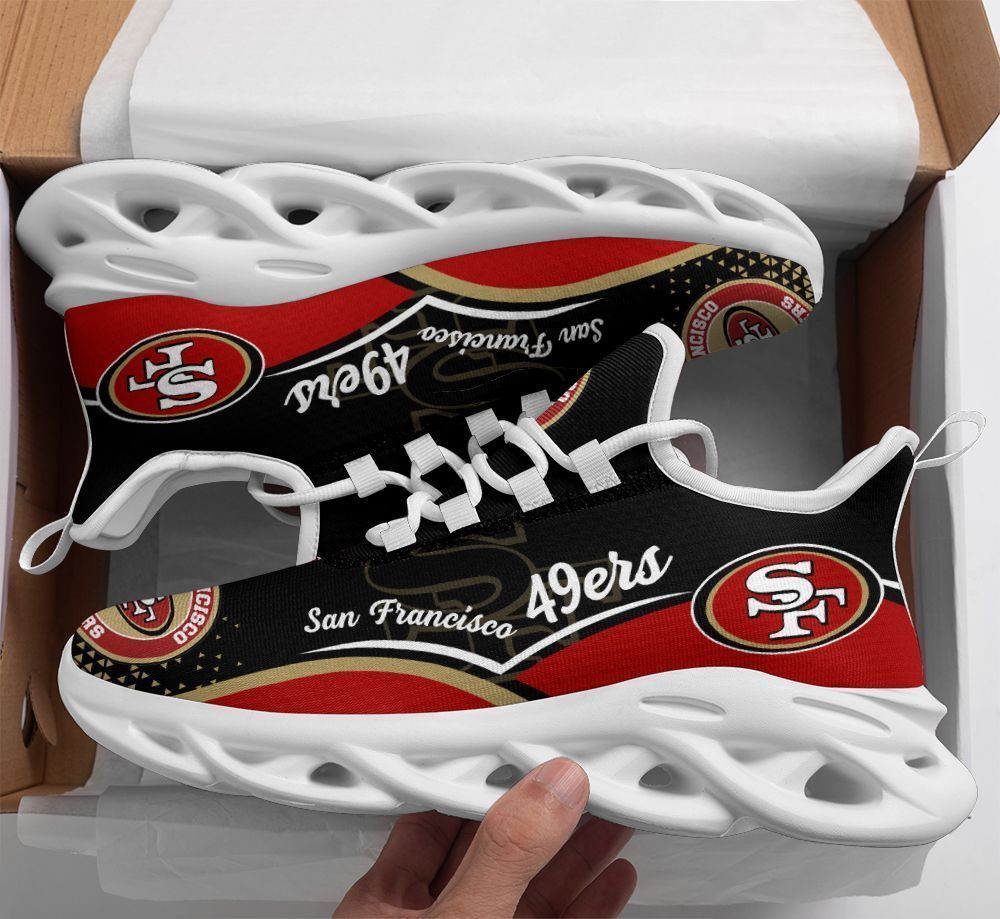 JWFancy San Francisco 49ers NFL Max Soul Shoes Sneakers For Men And Women