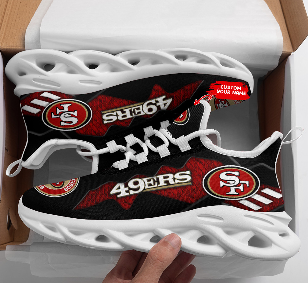 JWFancy San Francisco 49ers NFL Max Soul Shoes Sneakers For Men And Women