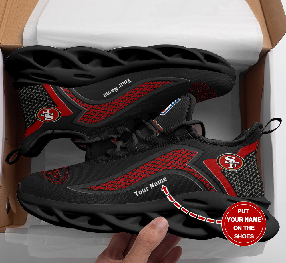 JWFancy San Francisco 49ers NFL Max Soul Shoes Sneakers For Men And Women
